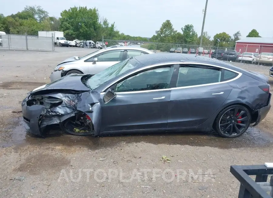 TESLA MODEL 3 2020 vin 5YJ3E1EC6LF736177 from auto auction Iaai