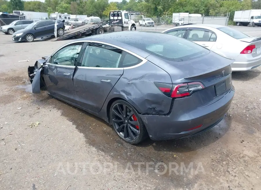 TESLA MODEL 3 2020 vin 5YJ3E1EC6LF736177 from auto auction Iaai