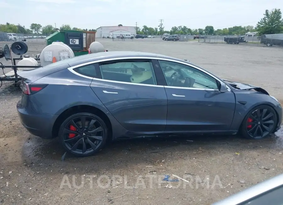 TESLA MODEL 3 2020 vin 5YJ3E1EC6LF736177 from auto auction Iaai