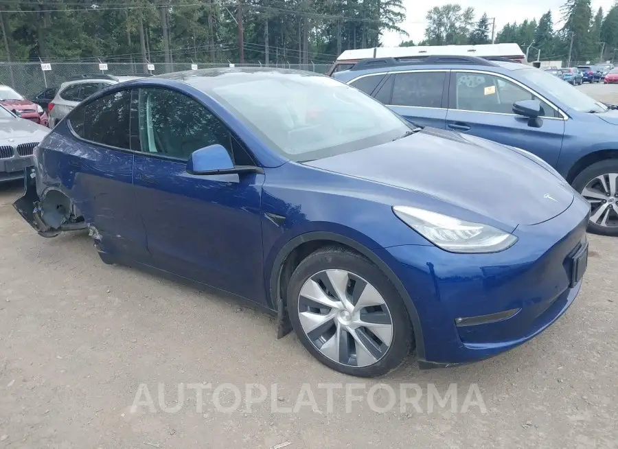 TESLA MODEL Y 2022 vin 7SAYGAEE2NF366644 from auto auction Iaai