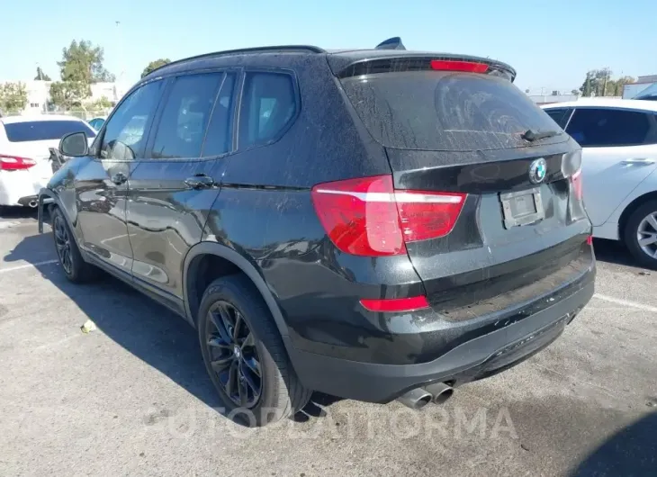 BMW X3 2017 vin 5UXWZ7C30H0X41466 from auto auction Iaai