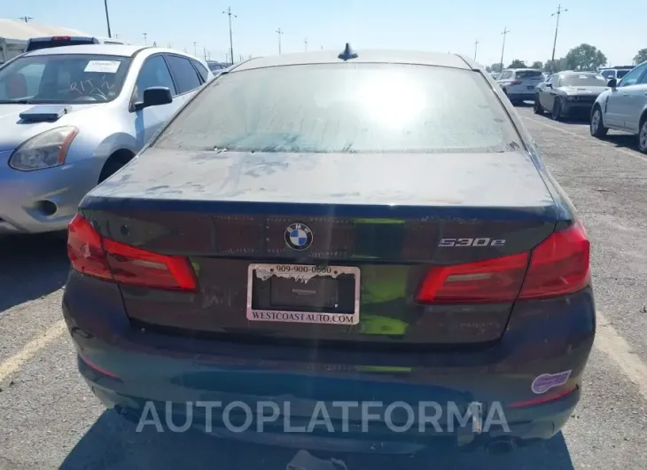 BMW 530E 2018 vin WBAJA9C51JB253425 from auto auction Iaai