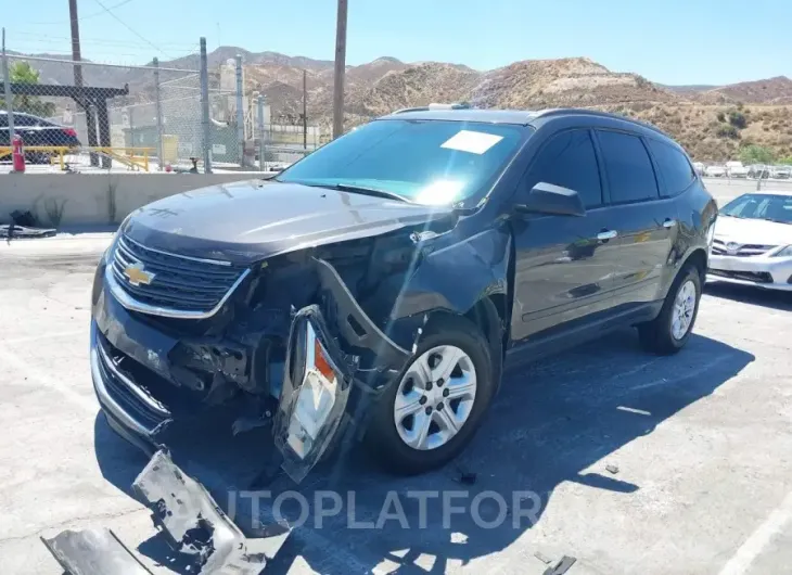 CHEVROLET TRAVERSE 2015 vin 1GNKRFEDXFJ163956 from auto auction Iaai