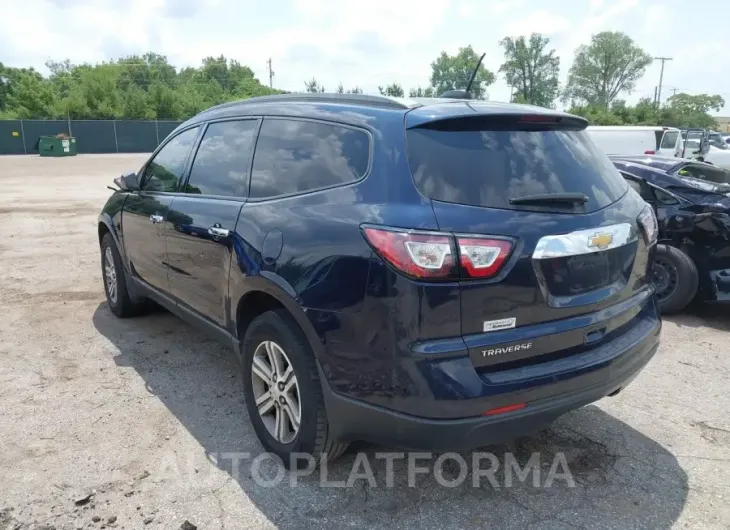 CHEVROLET TRAVERSE 2017 vin 1GNKRFKDXHJ148591 from auto auction Iaai