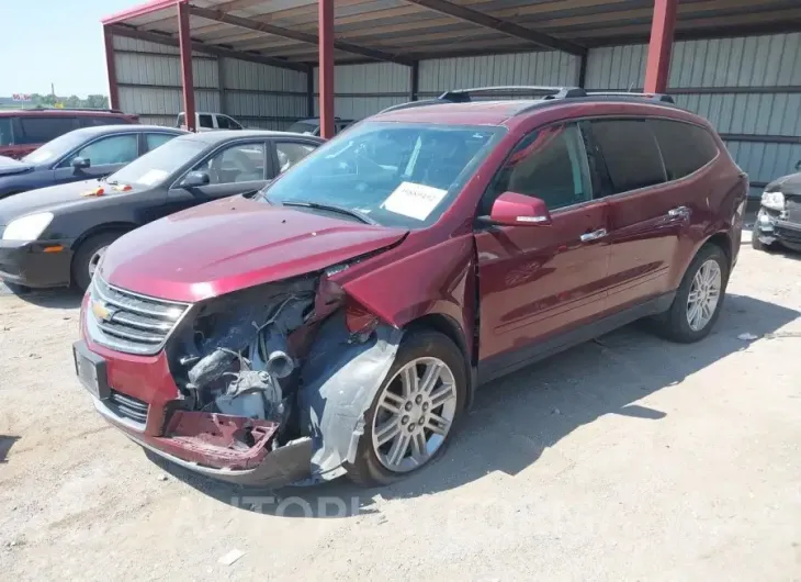 CHEVROLET TRAVERSE 2015 vin 1GNKVGKD6FJ369376 from auto auction Iaai