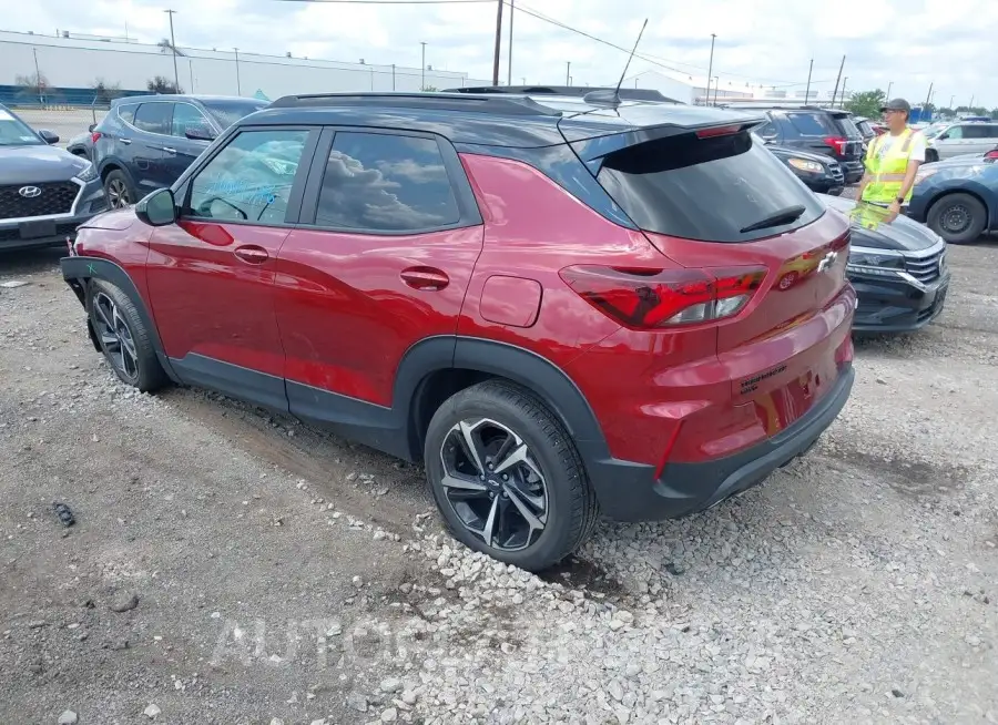 CHEVROLET TRAILBLAZER 2022 vin KL79MUSL3NB027244 from auto auction Iaai