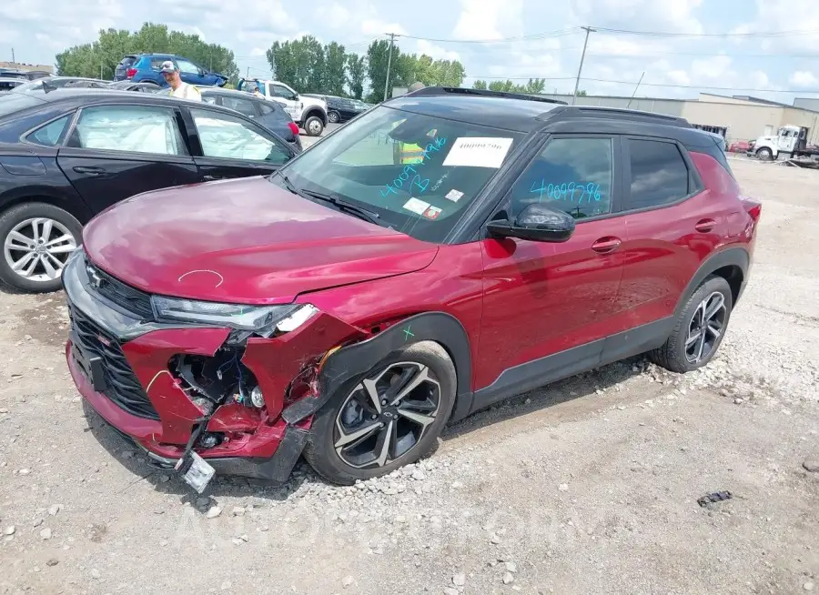 CHEVROLET TRAILBLAZER 2022 vin KL79MUSL3NB027244 from auto auction Iaai