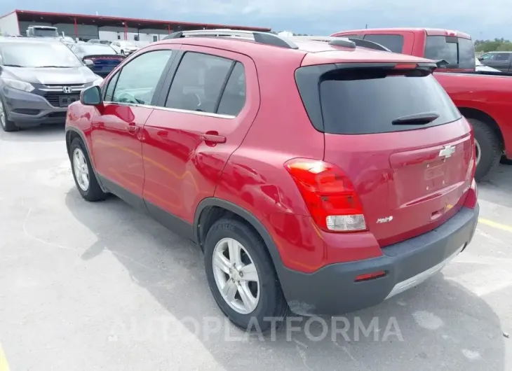 CHEVROLET TRAX 2015 vin KL7CJLSB9FB126622 from auto auction Iaai