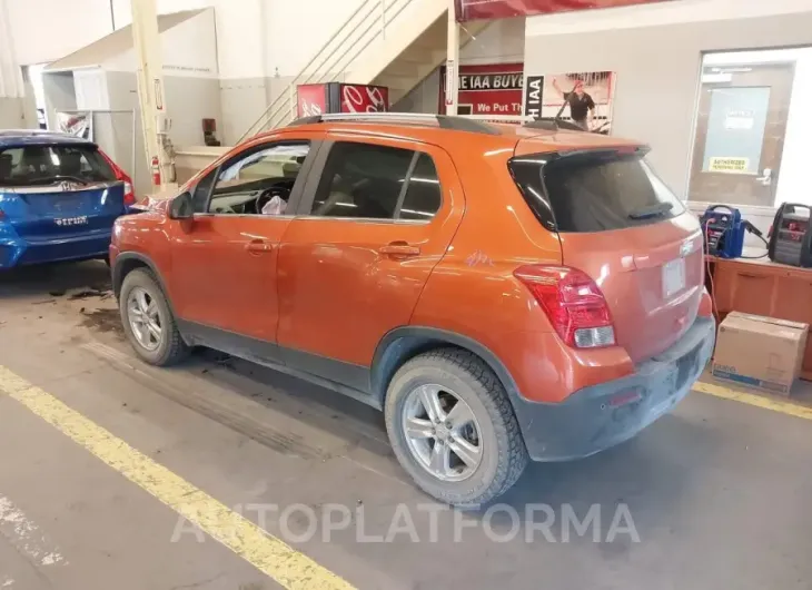 CHEVROLET TRAX 2015 vin KL7CJRSBXFB222214 from auto auction Iaai