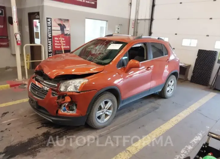 CHEVROLET TRAX 2015 vin KL7CJRSBXFB222214 from auto auction Iaai