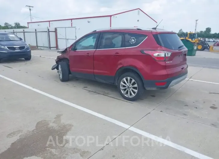 FORD ESCAPE 2017 vin 1FMCU9J96HUA26332 from auto auction Iaai