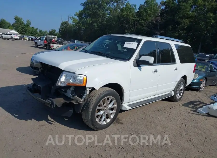 FORD EXPEDITION EL 2017 vin 1FMJK1KT6HEA05872 from auto auction Iaai