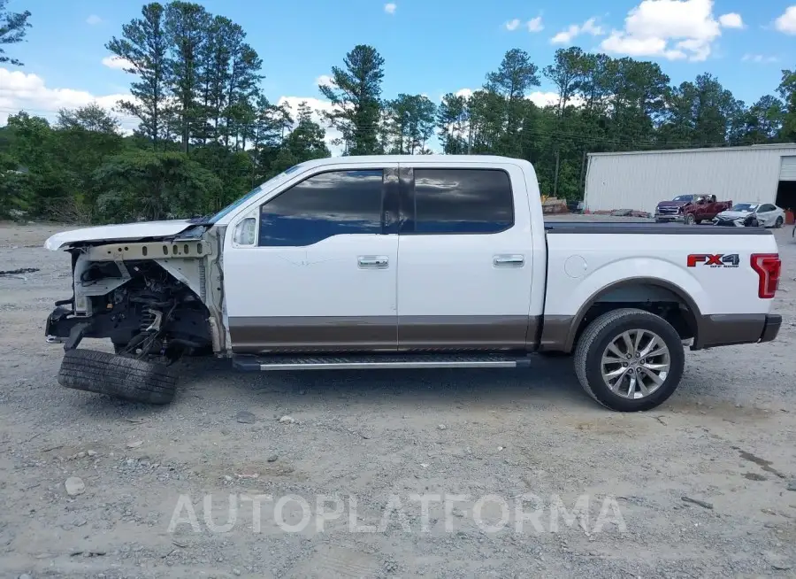 FORD F-150 2015 vin 1FTEW1EF7FKE13599 from auto auction Iaai