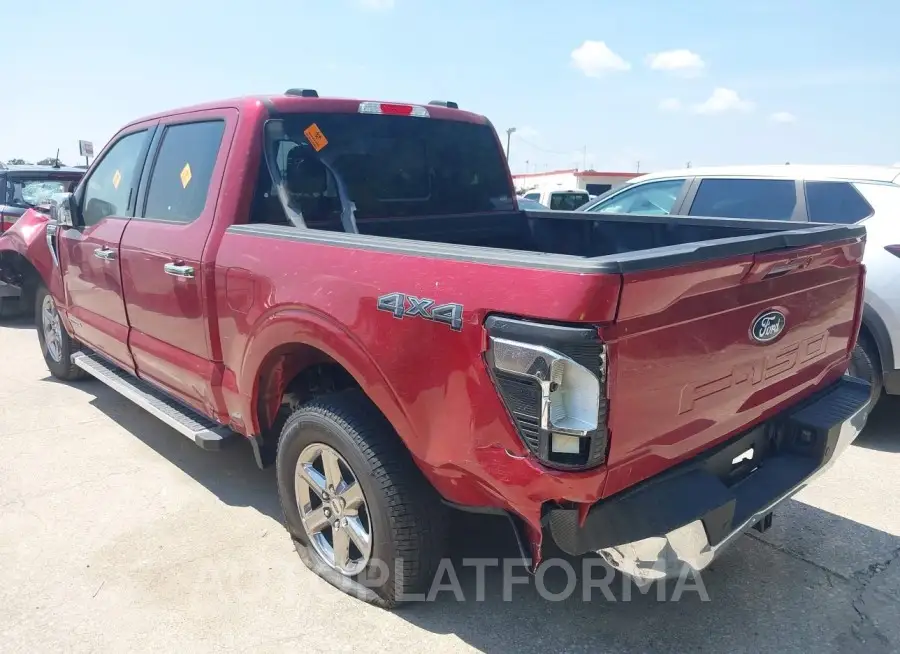 FORD F-150 2024 vin 1FTFW3LD1RFA31549 from auto auction Iaai