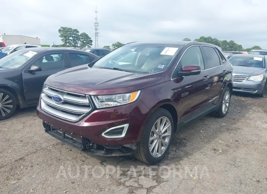 FORD EDGE 2018 vin 2FMPK3K8XJBB77423 from auto auction Iaai