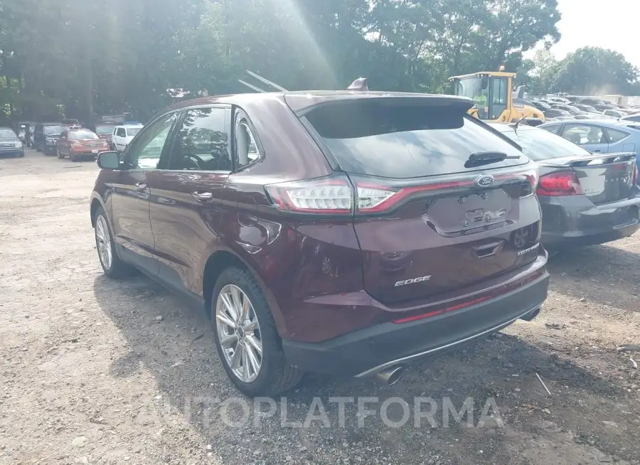 FORD EDGE 2018 vin 2FMPK3K8XJBB77423 from auto auction Iaai