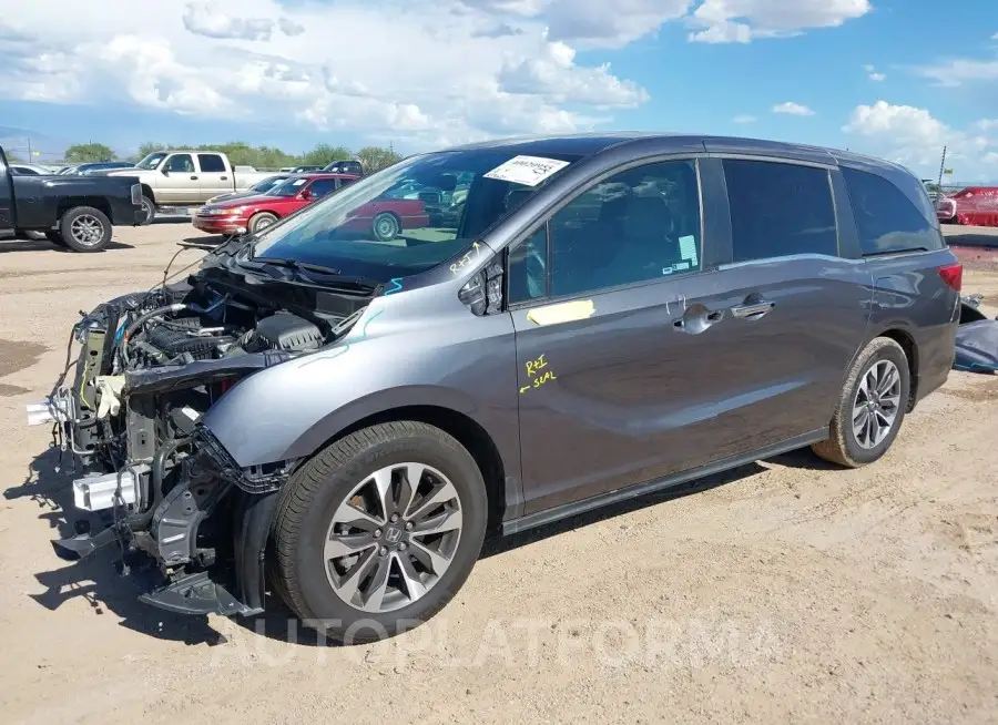 HONDA ODYSSEY 2021 vin 5FNRL6H74MB008449 from auto auction Iaai