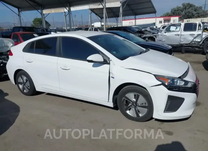 HYUNDAI IONIQ HYBRID 2019 vin KMHC65LC0KU110486 from auto auction Iaai