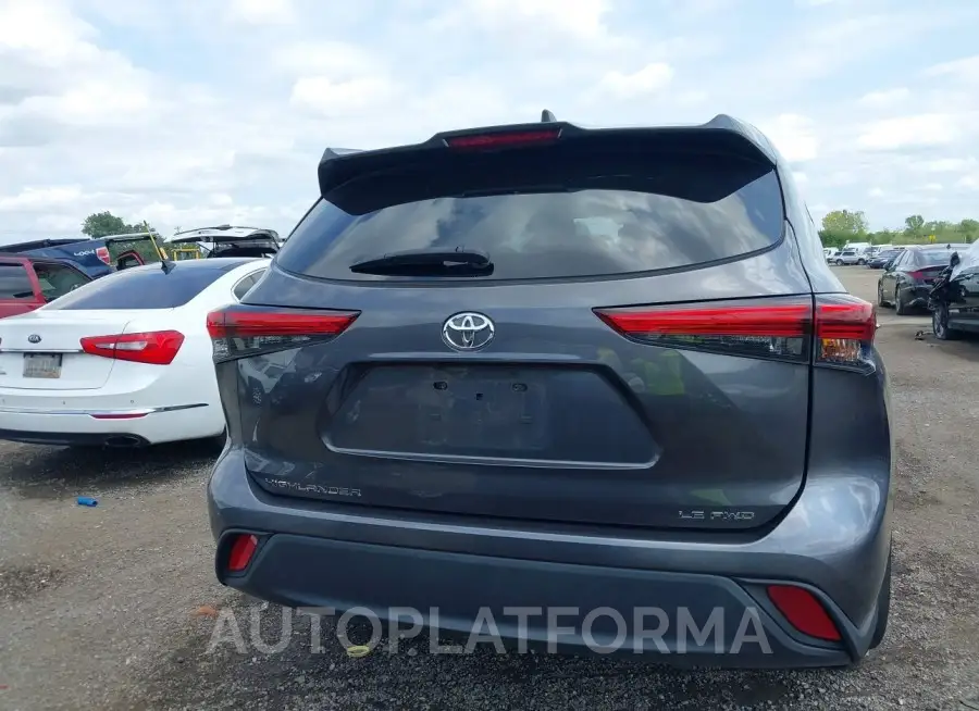 TOYOTA HIGHLANDER 2022 vin 5TDBZRBH4NS209137 from auto auction Iaai