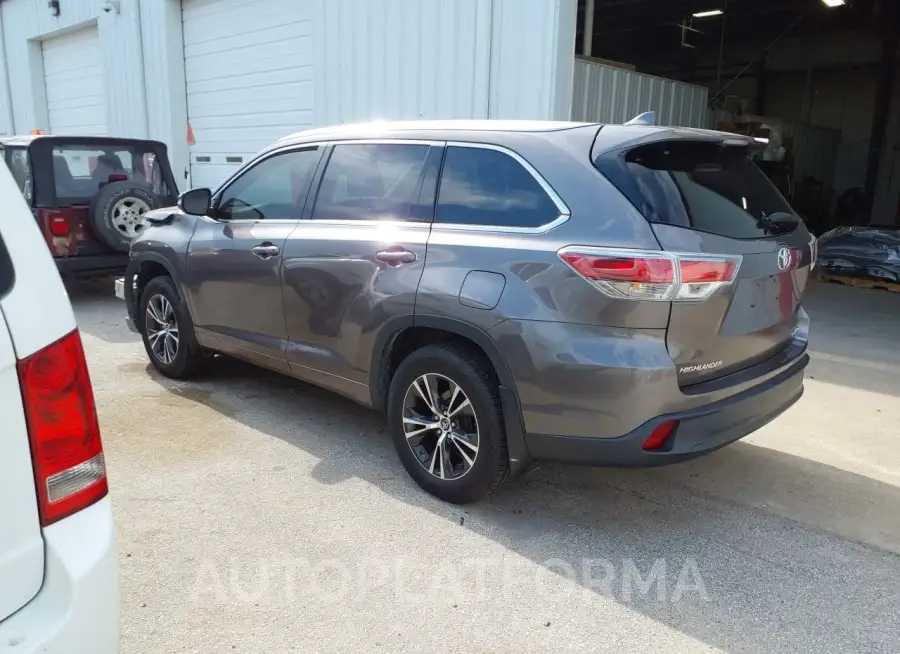 TOYOTA HIGHLANDER 2016 vin 5TDJKRFH0GS278274 from auto auction Iaai