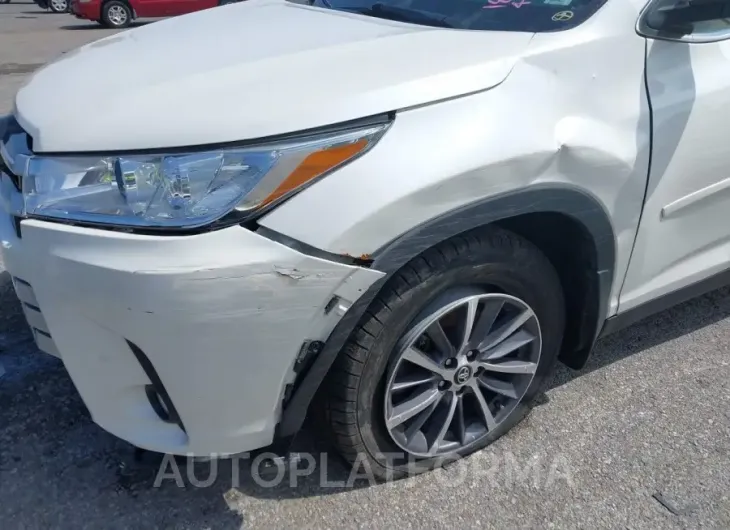 TOYOTA HIGHLANDER 2019 vin 5TDJZRFH8KS566290 from auto auction Iaai