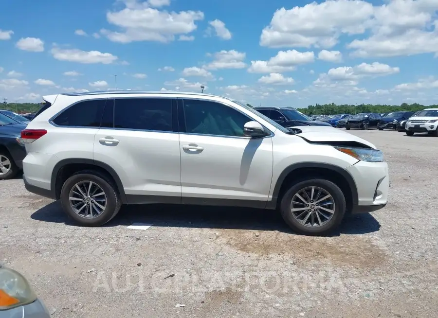 TOYOTA HIGHLANDER 2019 vin 5TDKZRFH0KS368680 from auto auction Iaai