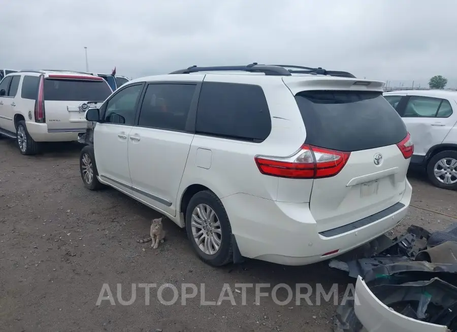 TOYOTA SIENNA 2016 vin 5TDYK3DC5GS745756 from auto auction Iaai