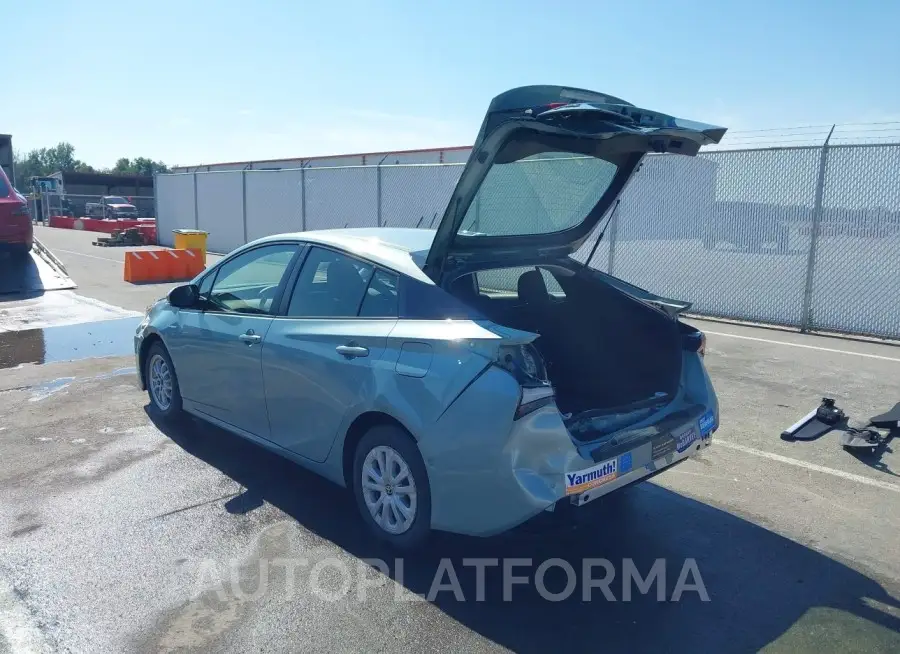 TOYOTA PRIUS 2019 vin JTDKARFU4K3098651 from auto auction Iaai