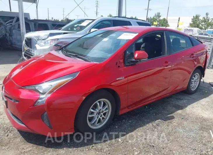 TOYOTA PRIUS 2018 vin JTDKBRFU7J3060116 from auto auction Iaai