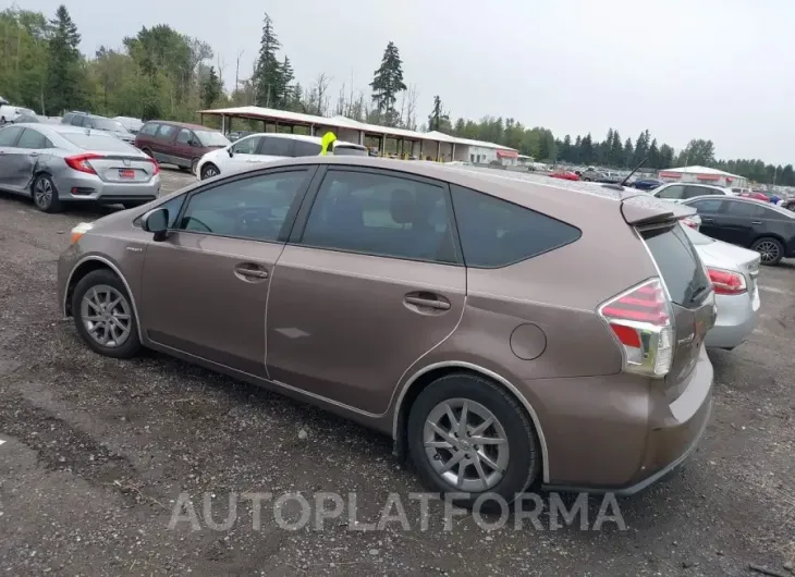 TOYOTA PRIUS V 2017 vin JTDZN3EU4HJ071469 from auto auction Iaai