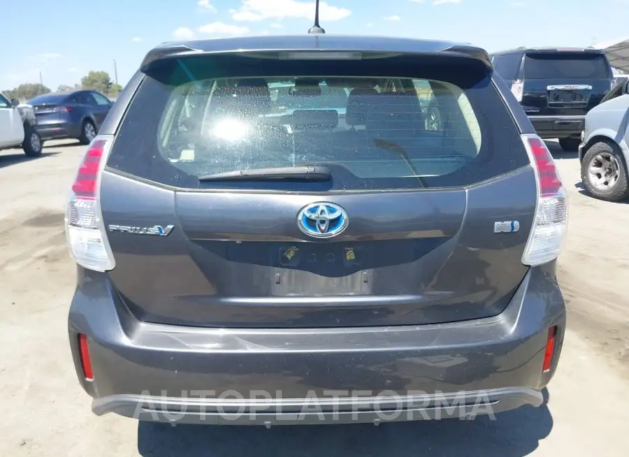 TOYOTA PRIUS V 2015 vin JTDZN3EU8FJ025334 from auto auction Iaai