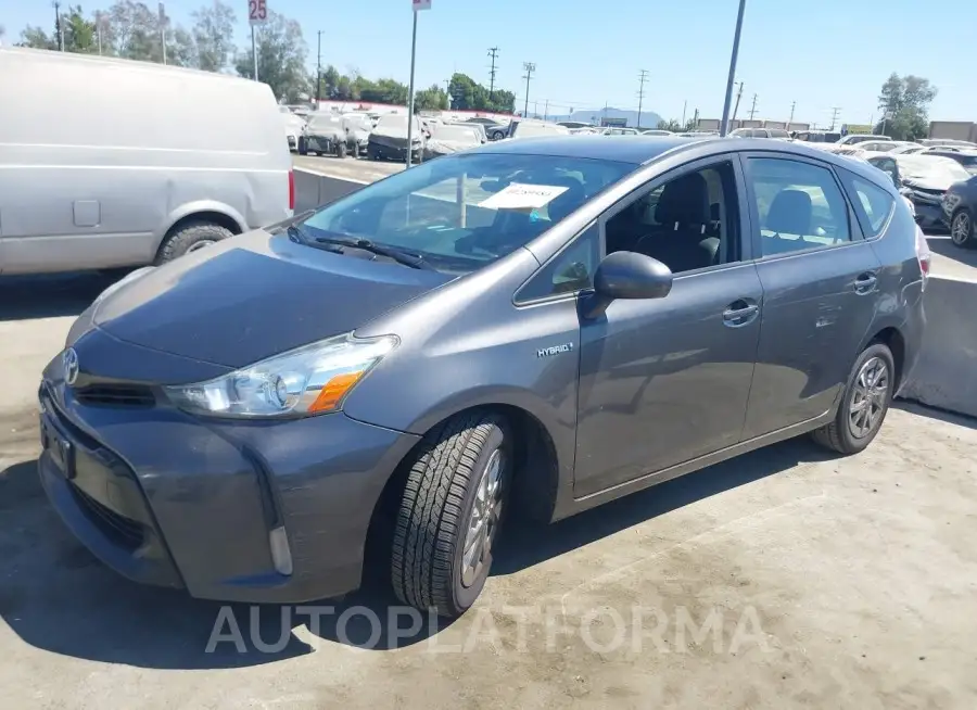 TOYOTA PRIUS V 2015 vin JTDZN3EU8FJ025334 from auto auction Iaai