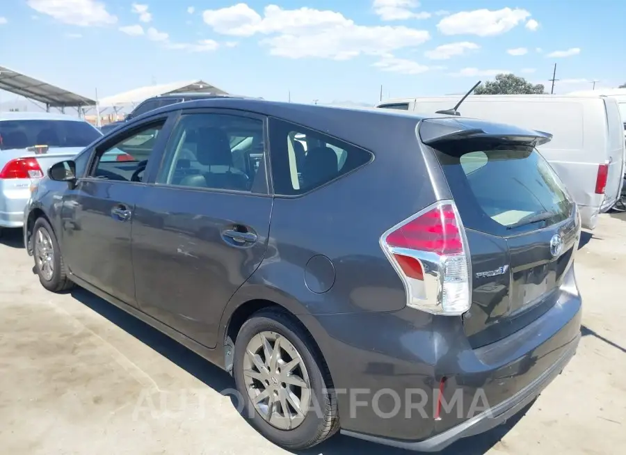 TOYOTA PRIUS V 2015 vin JTDZN3EU8FJ025334 from auto auction Iaai