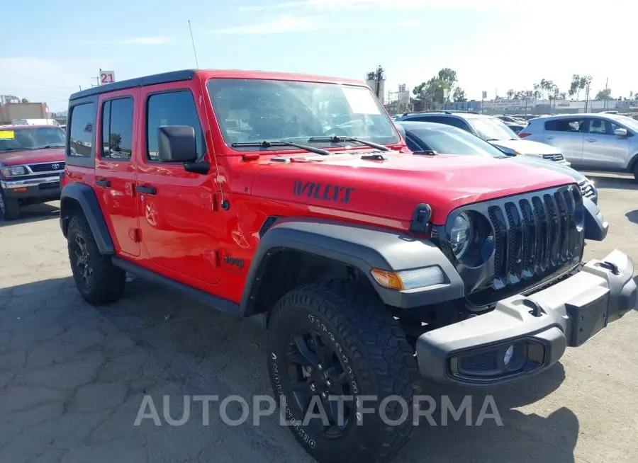 JEEP WRANGLER UNLIMITED 2021 vin 1C4HJXDG4MW694873 from auto auction Iaai