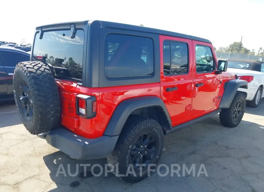 JEEP WRANGLER UNLIMITED 2021 vin 1C4HJXDG4MW694873 from auto auction Iaai