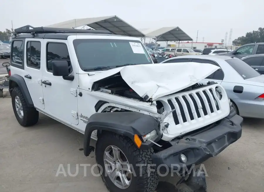 JEEP WRANGLER UNLIMITED 2020 vin 1C4HJXDG6LW142001 from auto auction Iaai