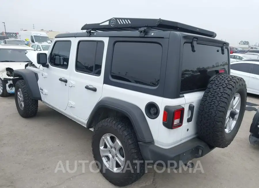 JEEP WRANGLER UNLIMITED 2020 vin 1C4HJXDG6LW142001 from auto auction Iaai