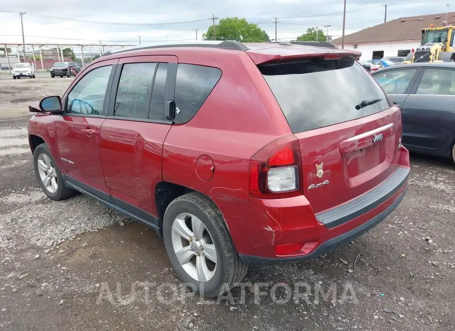 JEEP COMPASS 2017 vin 1C4NJDEB1HD170070 from auto auction Iaai