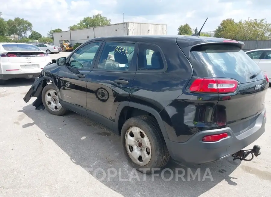 JEEP CHEROKEE 2015 vin 1C4PJLAB1FW657425 from auto auction Iaai