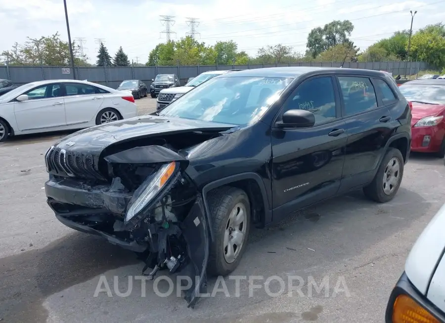 JEEP CHEROKEE 2015 vin 1C4PJLAB1FW657425 from auto auction Iaai