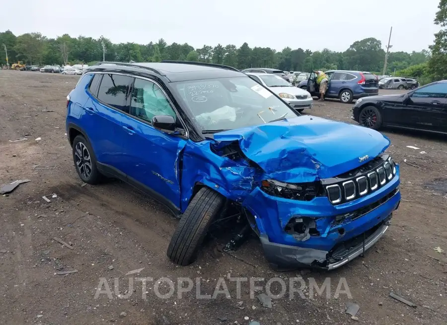 JEEP COMPASS 2022 vin 3C4NJDCB2NT180745 from auto auction Iaai