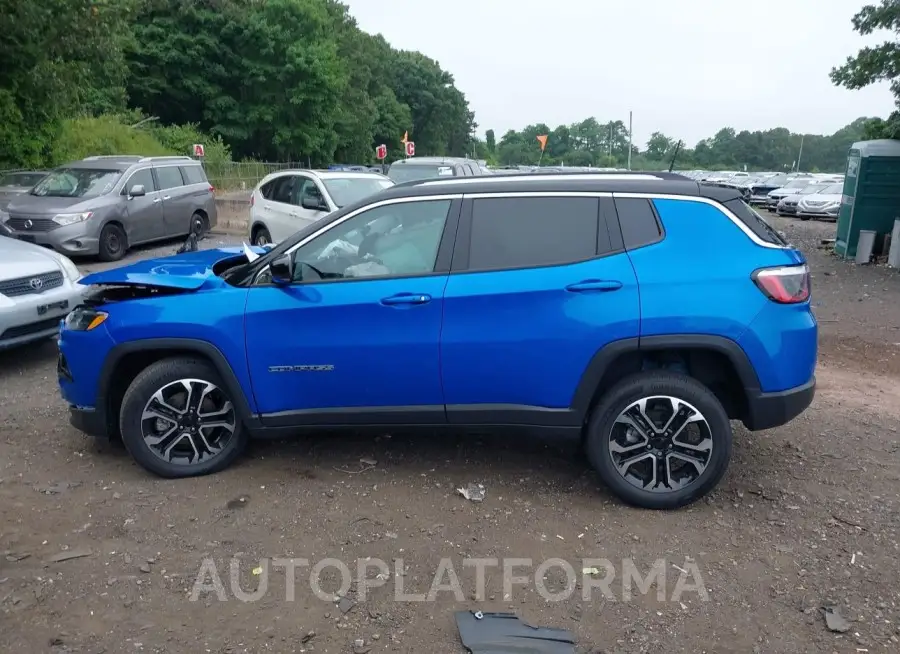 JEEP COMPASS 2022 vin 3C4NJDCB2NT180745 from auto auction Iaai