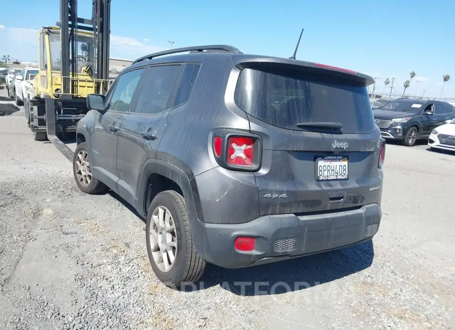 JEEP RENEGADE 2020 vin ZACNJBA13LPK96360 from auto auction Iaai