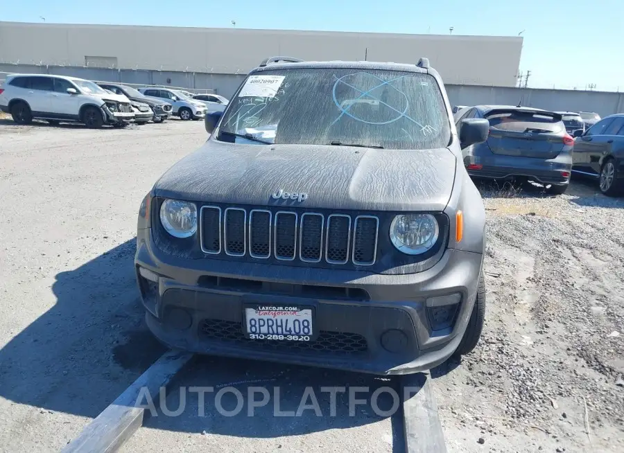 JEEP RENEGADE 2020 vin ZACNJBA13LPK96360 from auto auction Iaai