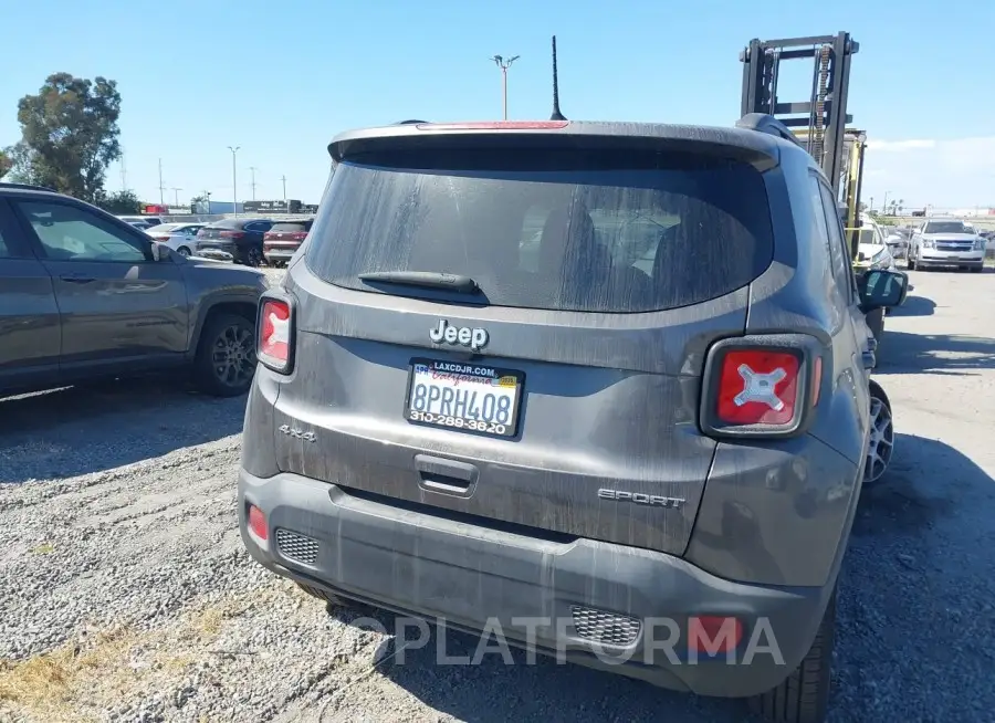 JEEP RENEGADE 2020 vin ZACNJBA13LPK96360 from auto auction Iaai