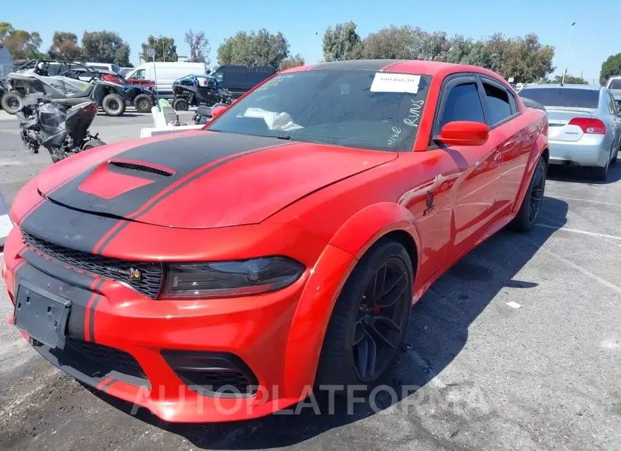 DODGE CHARGER 2022 vin 2C3CDXGJ6NH213258 from auto auction Iaai