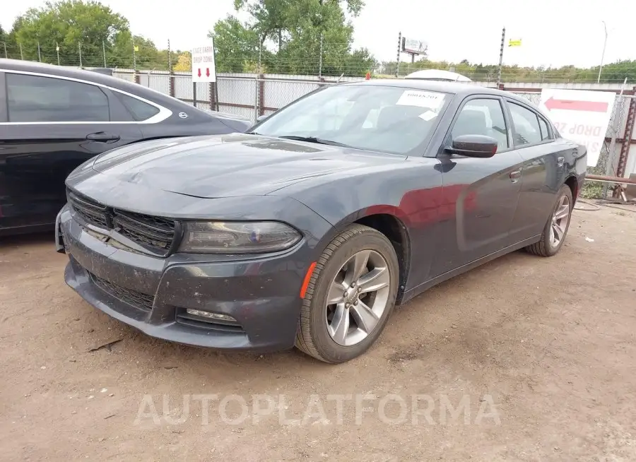 DODGE CHARGER 2016 vin 2C3CDXHG2GH346945 from auto auction Iaai