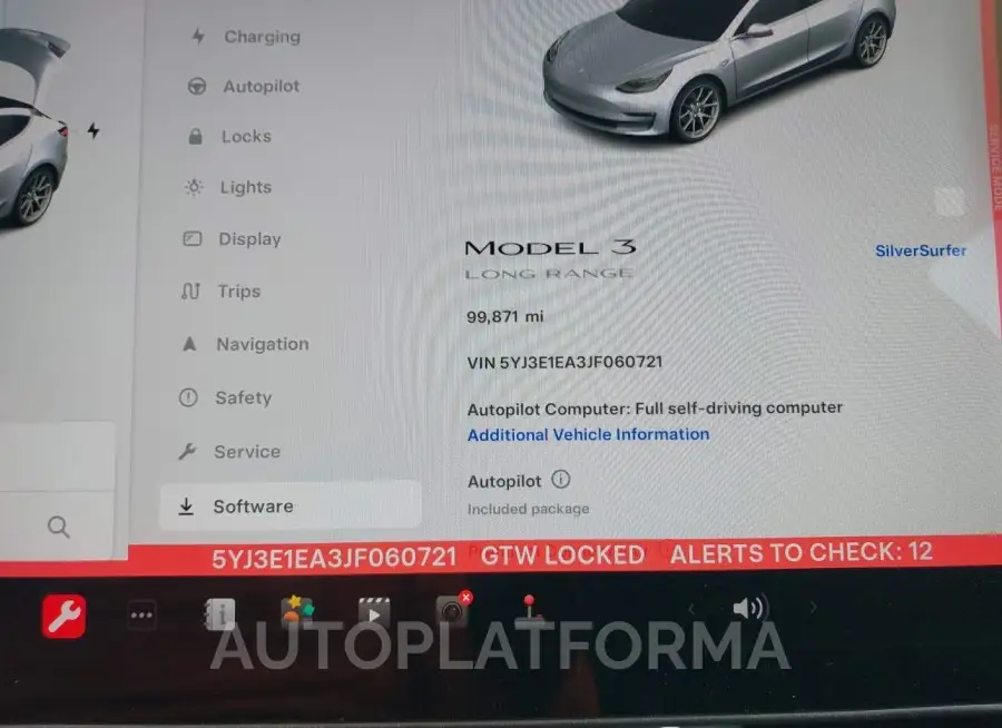 TESLA MODEL 3 2018 vin 5YJ3E1EA3JF060721 from auto auction Iaai