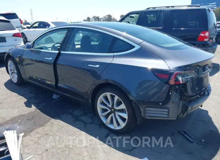 TESLA MODEL 3 2018 vin 5YJ3E1EB2JF090821 from auto auction Iaai