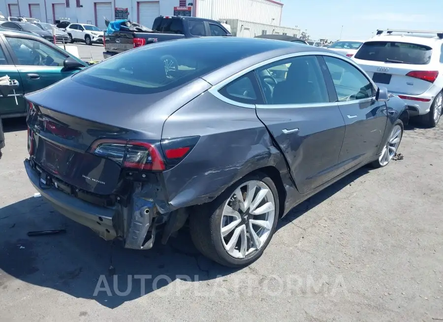 TESLA MODEL 3 2018 vin 5YJ3E1EB2JF090821 from auto auction Iaai